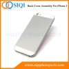 rear housing assembly for iphone 5, replacement for rear housing, rear case iPhone 5, white rear cover replacement, china supplier back cover
