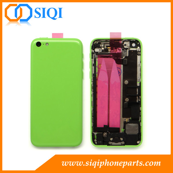 conjunto de carcaça traseira verde, tampa traseira verde para iPhone 5C, capa iphone 5c, substituição do iphone 5c para trás, substituição para tampa traseira iPhone 5C