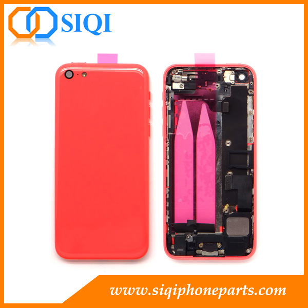 Pink Back cover for iPhone 5C, iphone 5C back housing, housing assembly for iphone 5C, rear cover assembly iphone 5C, covers for iphone