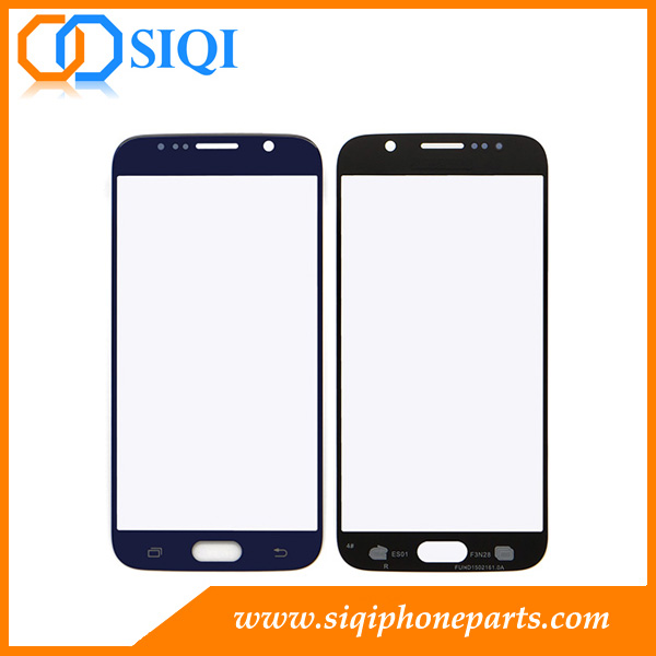 Substituição de vidro para Galaxy S6, reparo de Vidro Samsung Galaxy S6, lente de vidro azul para S6, lente de vidro para substituição da Samsung, substituição de vidro Galaxy S6